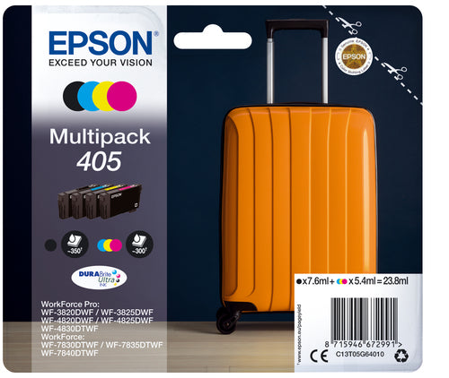 Epson 405 ink cartridge 1 pc(s) Original Standard Yield Black, Cyan, Magenta, Yellow Epson 405 ink cartridge 1 pc(s) Original Standard Yield Black, Cyan, Magenta, Yellow
